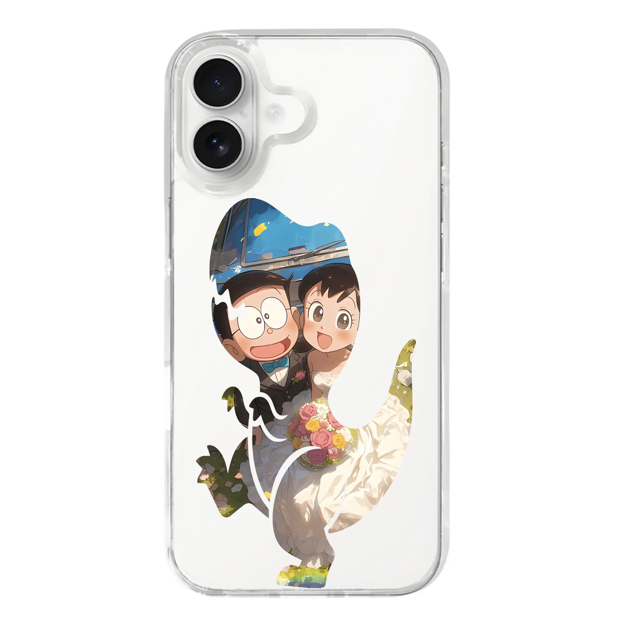 ドラえもん グッズ 源 静香 - iPhone 17シリーズ 透明スマホケース – 薄型・耐衝撃・精密フィット保護カバー